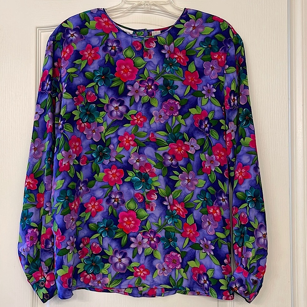 Silk Liz Claiborne suit blouse size 10